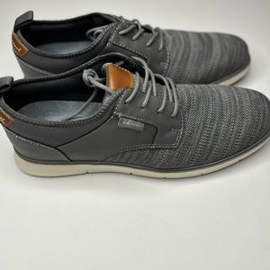 Izod Drift Oxford Shoes Men 10 Gray Memory Foam Fashion Sneaker NWT